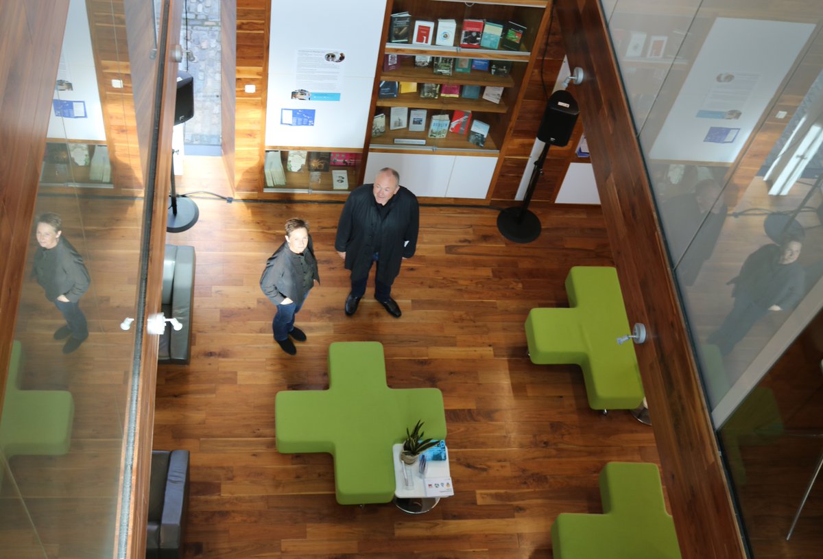 Trinity Long Room Hub (@tlrhub) on Twitter photo Our architects Niall McCullough & Valerie Mulvin <a href="/mcmarchs/">McCullough Mulvin</a> dropped by for the last day of the #McCulloughMulvinOrange exhibition <a href="/tcddublin/">Trinity College Dublin</a> Our architects Niall McCullough & Valerie Mulvin <a href="/mcmarchs/">McCullough Mulvin</a> dropped by for the last day of the #McCulloughMulvinOrange exhibition <a href="/tcddublin/">Trinity College Dublin</a>
