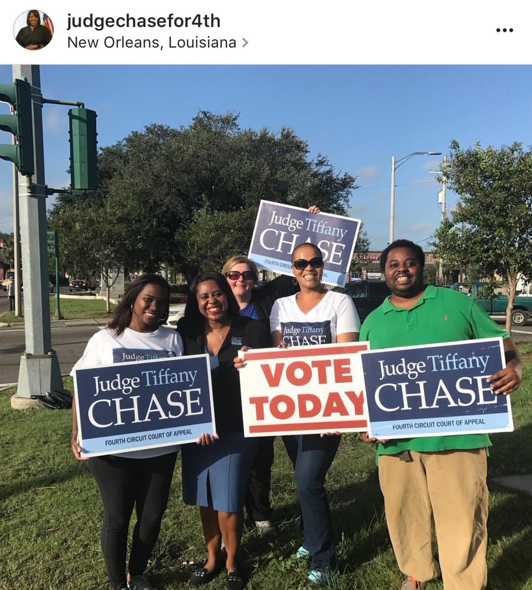 judgechase4th's tweet photo. TODAY IS #ELECTIONDAY
Polls are open until 8PM. #VOTE #JUDGECHASEFOR4TH #10!!! Call (504)658-8300 or https://t.co/GZTQ7UDdek for polling https://t.co/fDiBSuz7I4