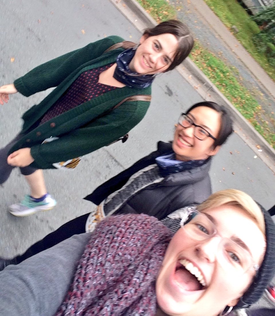jackie_new's tweet photo. Walking selfie during @Dalnews President's Fun Run/Walk, repping @DalHPI @Dal_Alumni!
@DalPres left us in the dust!🌬
#forthesnacks😏 https://t.co/u14wu192XP