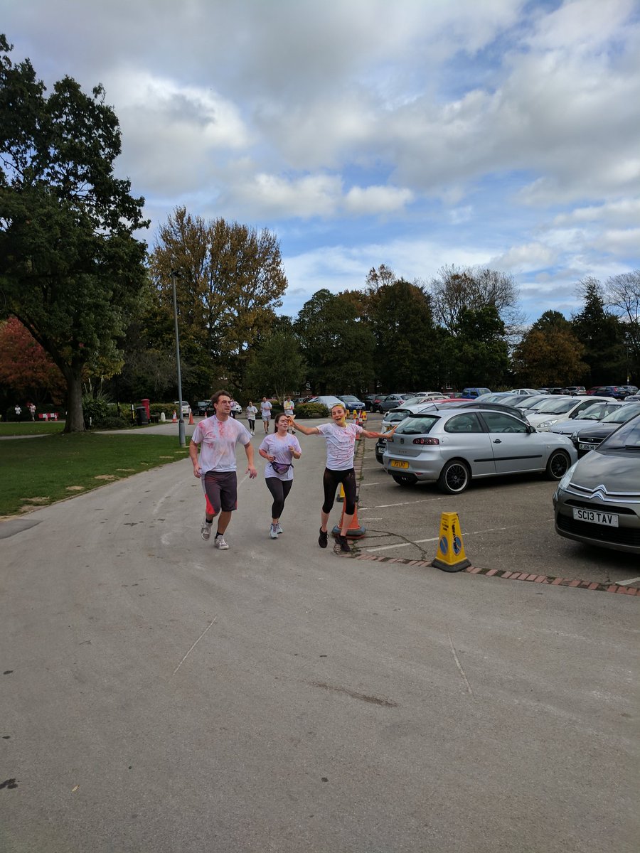 HullUni_Support's tweet photo. Some people are already on round 2!
Great work guys!
#hullcolourrun #whiteribboncampaign #actocewellbeing https://t.co/3RsoiI0LJf