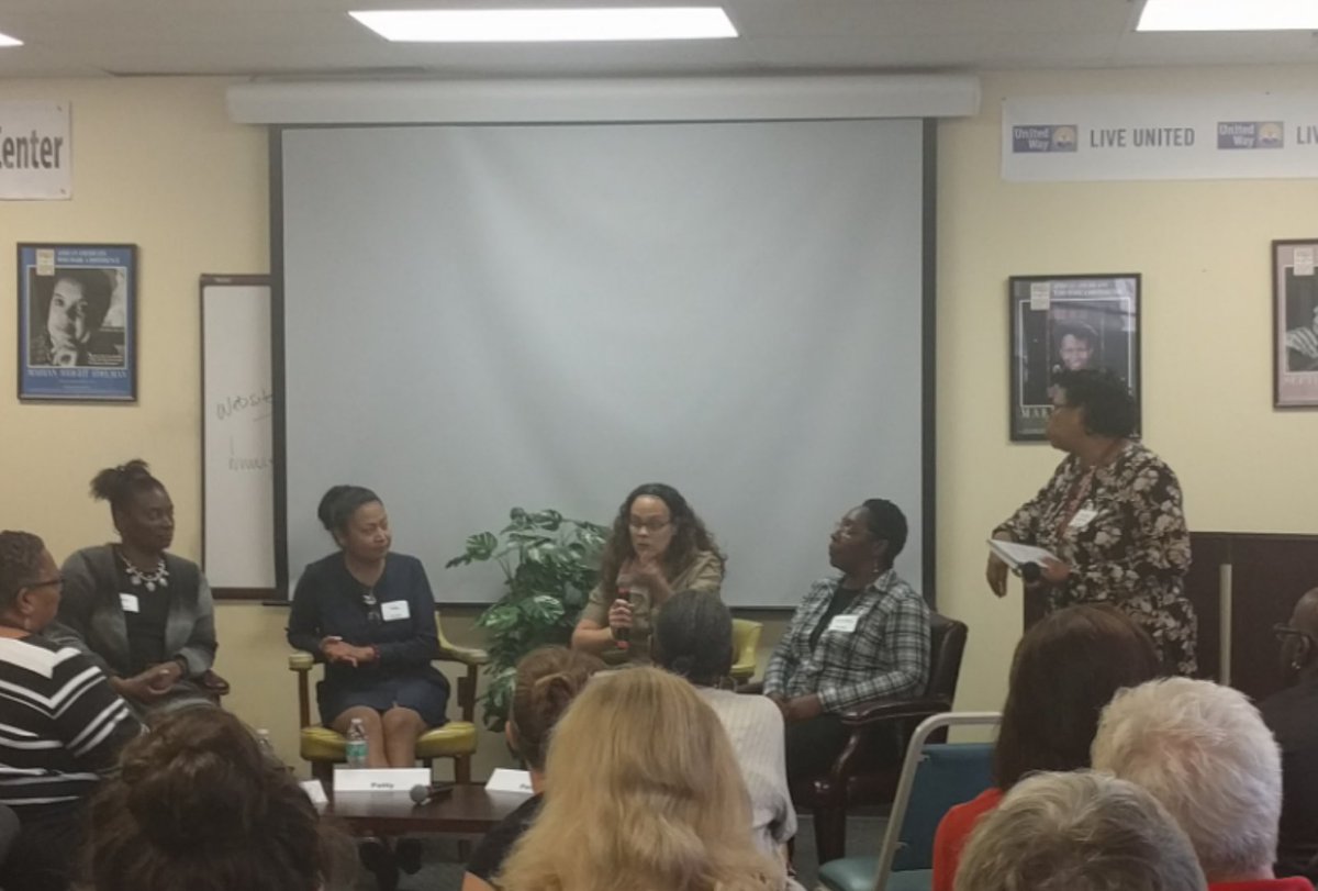 LSH_Adult_Ed's tweet photo. So proud of @LSHphilly adult learner Pam speaking on a panel at #PHLTutorInstitute !!!
Kudos to @PhilaLiteracy for a great panel!
#AduleEdu https://t.co/0Vi81Rak7g