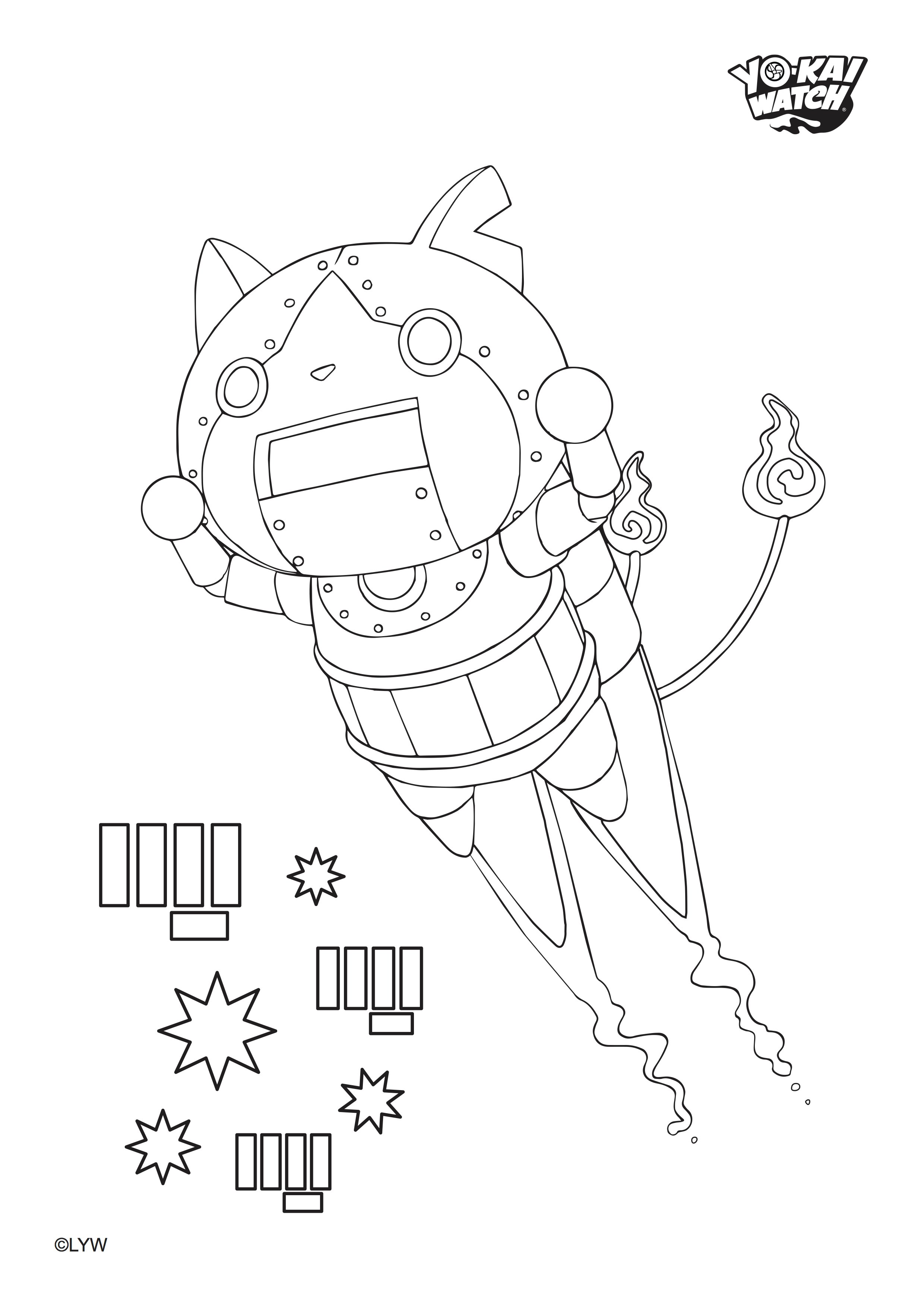 780 Coloring Pages Yo Kai Watch  Latest Free