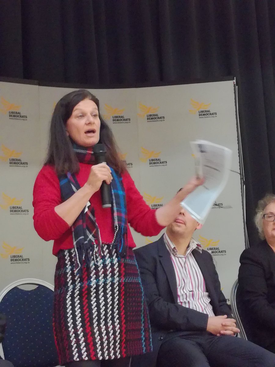 HuwSayer's tweet photo. #LibDemsEast - #EoEConf hearing from GE2017 PPCs about their experiences. @cllrbridget @NickyShepard and others. https://t.co/UJPHseegtc