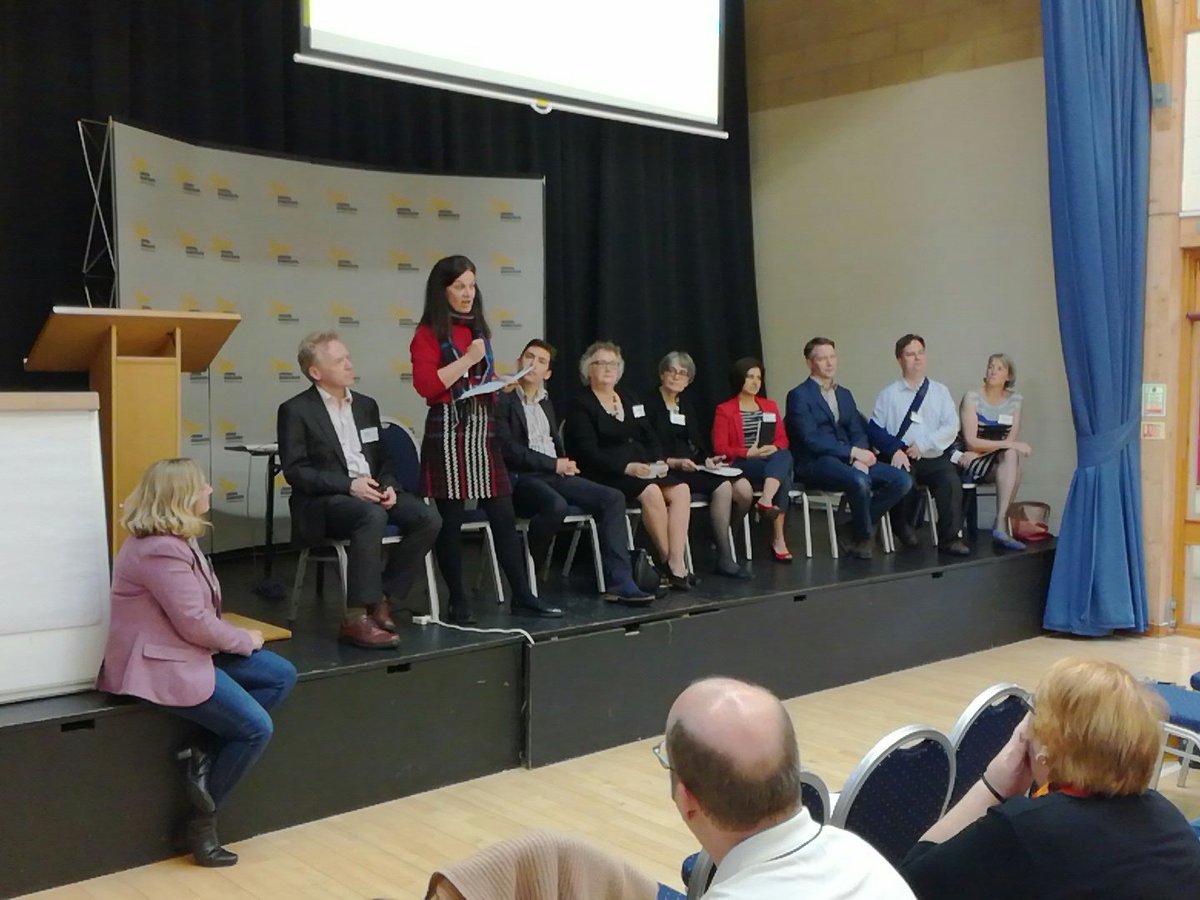 HuwSayer's tweet photo. #LibDemsEast - #EoEConf hearing from GE2017 PPCs about their experiences. @cllrbridget @NickyShepard and others. https://t.co/UJPHseegtc