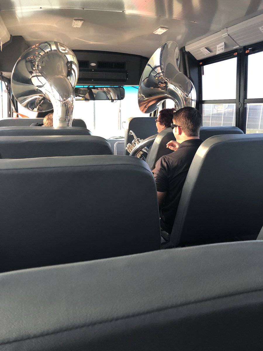 tricia_cuellar's tweet photo. We might be new, we might be small, but we will surprise them all! #thebandlife #brassbus #1stYearFire #PaetowPride #katymarchinginvitational #boostermom https://t.co/dIWYmBtlGn