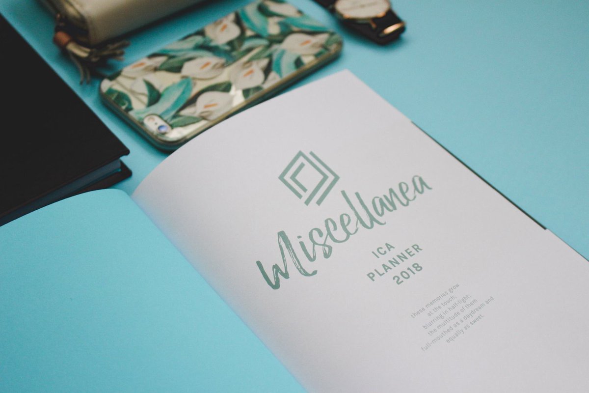 theICAlettes's tweet photo. Miscellanea: The ICA Planner 2018

Bring new meaning to your every day and welcome the new year early with us: https://t.co/5y5el1Z2fh https://t.co/tfSmlIEzb3
