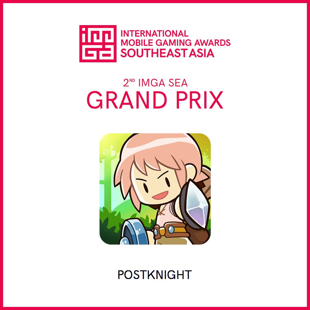 kurechii's tweet photo. Postknight was awarded with IMGA's Grand Prix yesterday!

#indiegame #indiedev #postknight https://t.co/lMlgzmUpcw