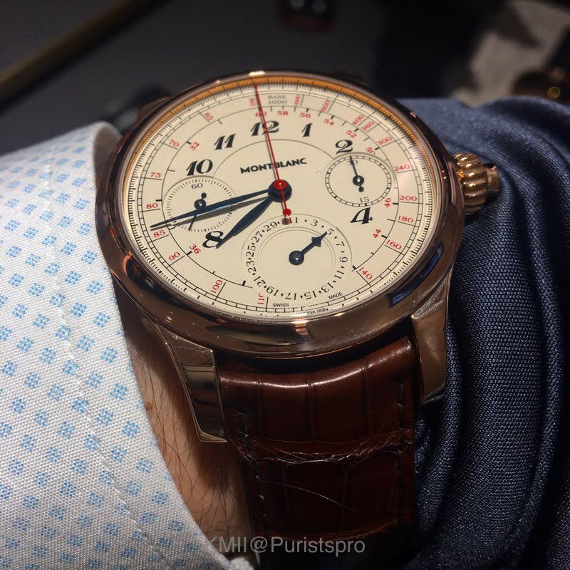PuristSPro's tweet photo. For those of us who don't like dates, #Montblanc has an answer - the Vintage #Tachydate
https://t.co/f5fkFIw2eB https://t.co/ASZMeStCuz