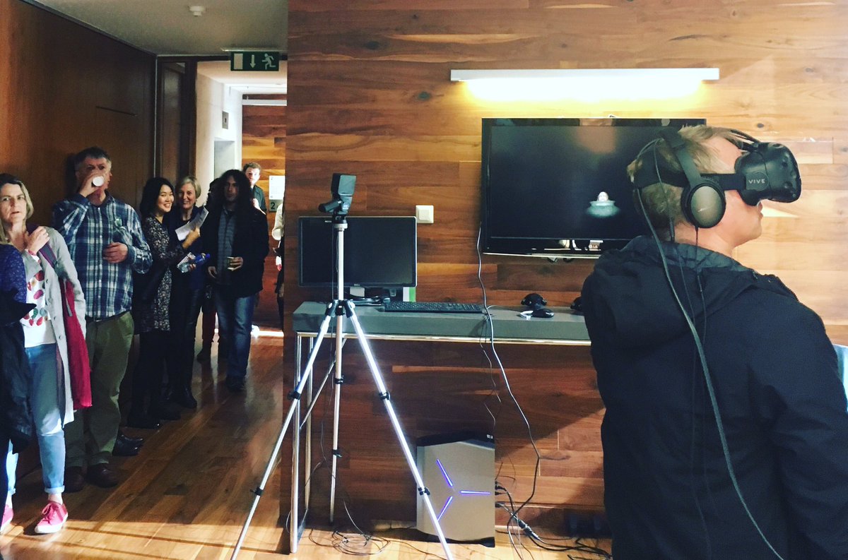 Dr Emily Johnson (@jeffily) on Twitter photo What are they waiting for, Didi? The "Virtual Play" experience <a href="/TLRHub/">Trinity Long Room Hub</a> as part of #IntermedialBeckett <a href="/DubTheatreFest/">Dublin Theatre Festival</a> What are they waiting for, Didi? The "Virtual Play" experience <a href="/TLRHub/">Trinity Long Room Hub</a> as part of #IntermedialBeckett <a href="/DubTheatreFest/">Dublin Theatre Festival</a>