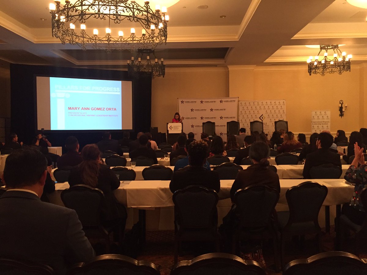 AdelanteFund's tweet photo. Opening remarks from President &amp; CEO of Congressional Hispanic Leadership Institute https://t.co/QsJ2FUd6fm