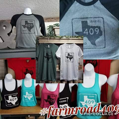 farmroad409's tweet photo. The 409 looks good on you! Show your love with one of our tees, tanks, or NEW 3/4 sleeves. #farmroad409 /1 https://t.co/rnx0IpoWkj