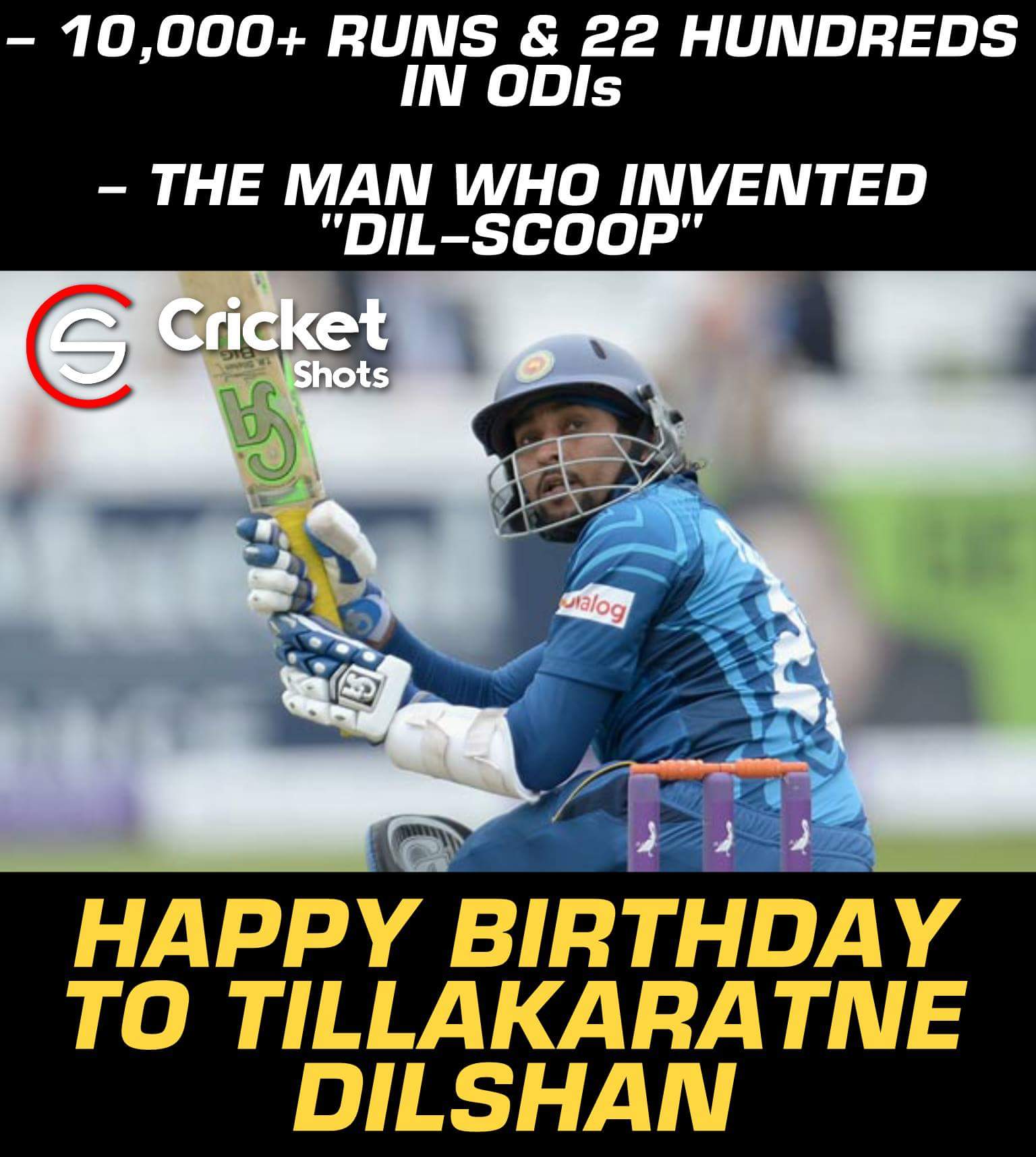 Happy Birthday, Tillakaratne Dilshan!! 
