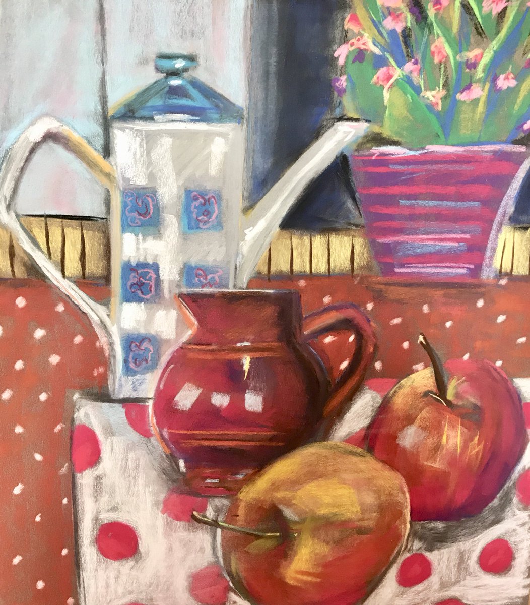 Teckmanart's tweet photo. My effort at #janmonro #pastel #workshop today with #networkarts https://t.co/JNdPcPajUH