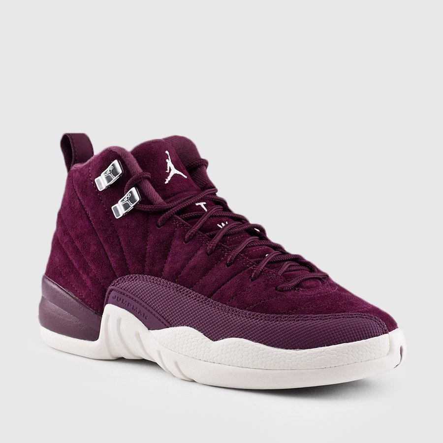 burgundy and white jordans