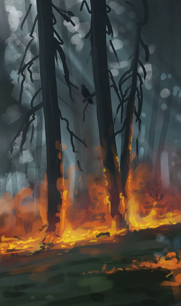 MikeJensen3d's tweet photo. Super Quick Squiggles. Only round brushes.
#painting #landscape #digitalart #artistic_artshare #instaart #instacgi #forestfire#photoshop https://t.co/rAZRkKyu2i