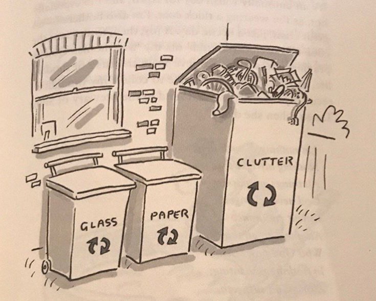 Having a clear out clears my mind: beware stuffocation #smallstepstohappiness #inspiration 
Image by Jonathan Pugh