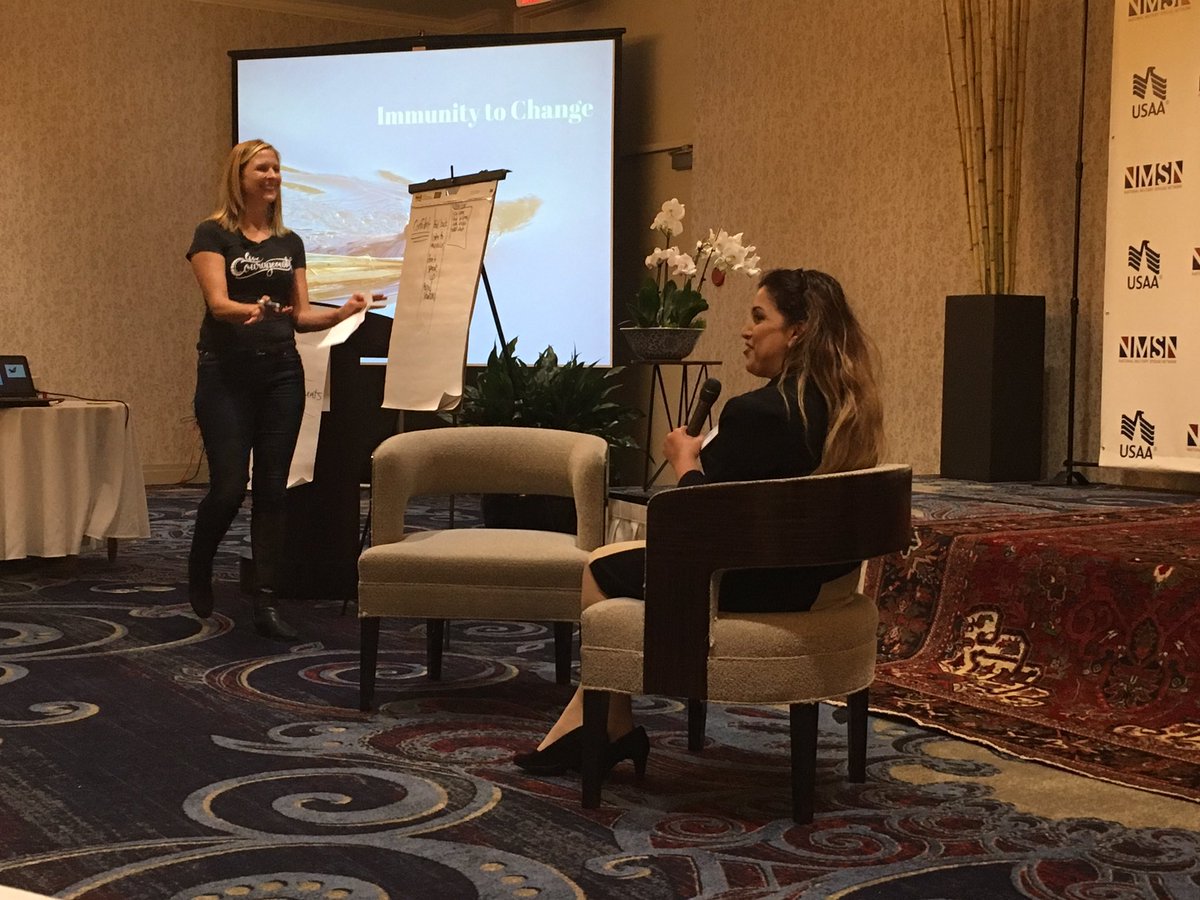 ChocSoupBrand's tweet photo. Nancy walking through the steps of transformation with a volunteer #nmsnsummit17 #transformationtoolkit https://t.co/ZMYKSEPpAD