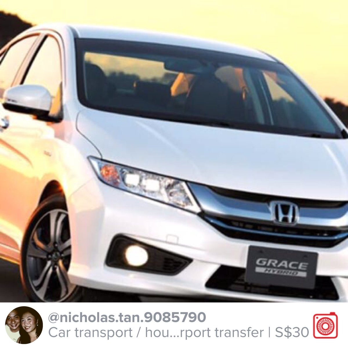 19nickys's tweet photo. Selling Car transport / hourly charter / airport transfer S$30 https://t.co/CJHTjOtO07 #carousell @thecarousell https://t.co/HKIhEAX59r