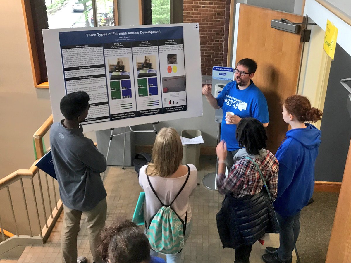 YSciDiplomats's tweet photo. Middle schoolers visit posters in small groups. #FlippedScienceFair flips the script and lets them ask questions! #scicomm #STEMoutreach https://t.co/uA07RSN7Bx