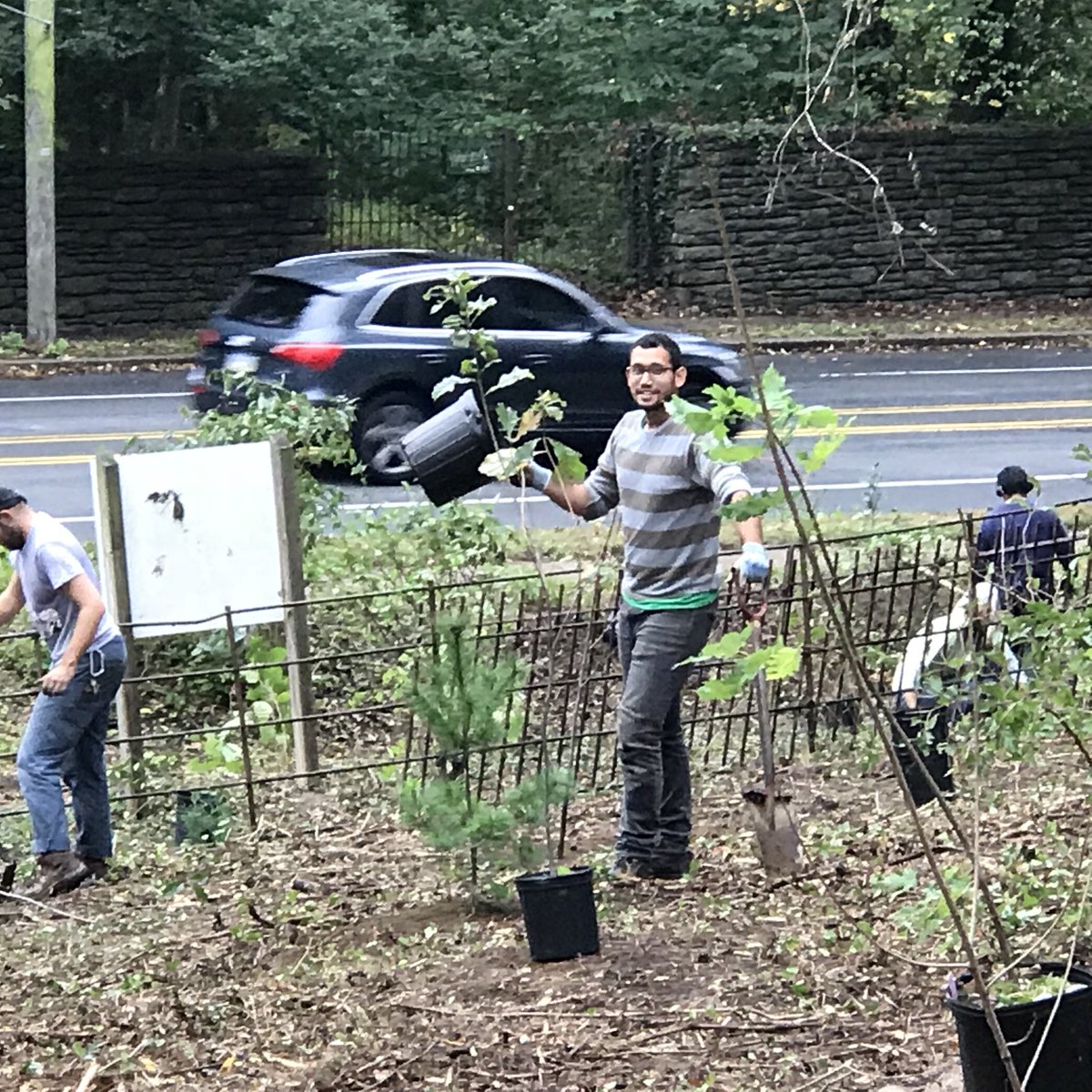 TTFWatershed's tweet photo. Awesome @awburyarboretum planting #trees along the #Wingohocking #Creek today! @#4states1source @RobIzzy_TTF https://t.co/80ZmVpmXDB