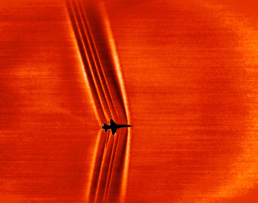 NASA's tweet photo. For 70 years, planes loudly flew supersonic &amp; barriers were broken. Now we're making history again in a quiet way: https://t.co/HWSatofJEG https://t.co/HaQRMoNqcm