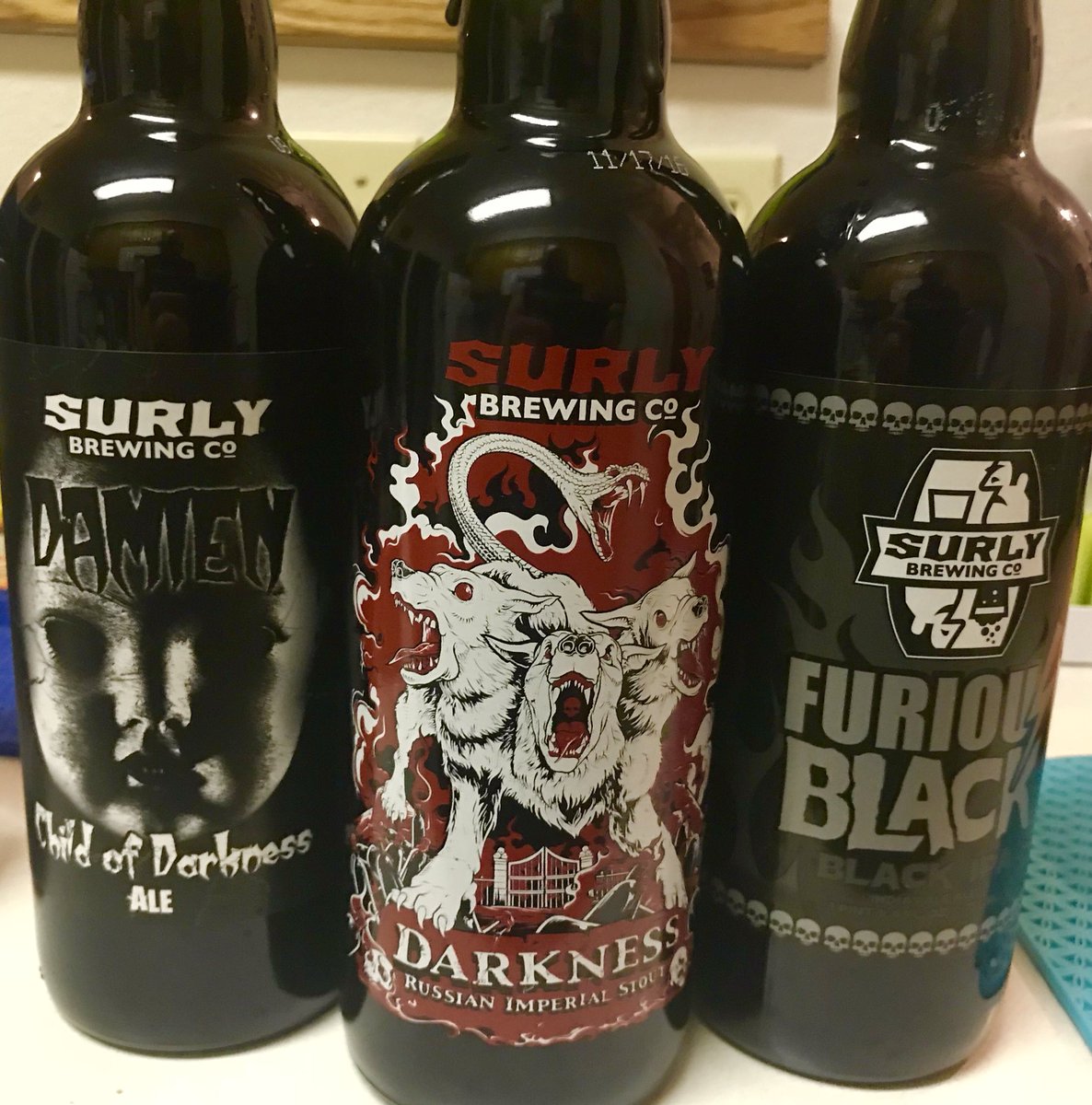 2beers1cup's tweet photo. Going to have to crack one of these bad boys open today. What kind of #craftbeer are you planning on drinking today? @surlybrewing https://t.co/IH0J8oqYj4