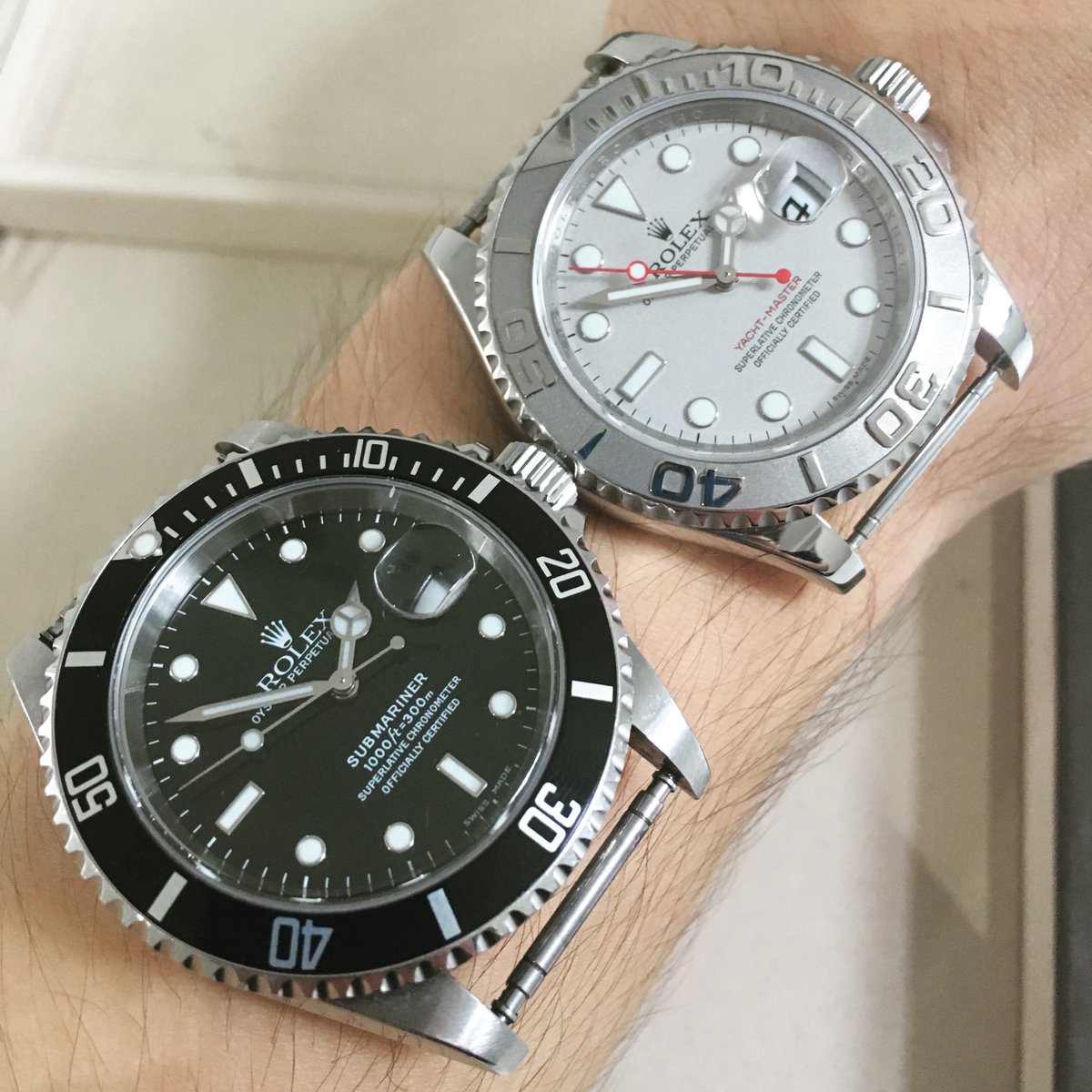 rolex yacht master vs submariner