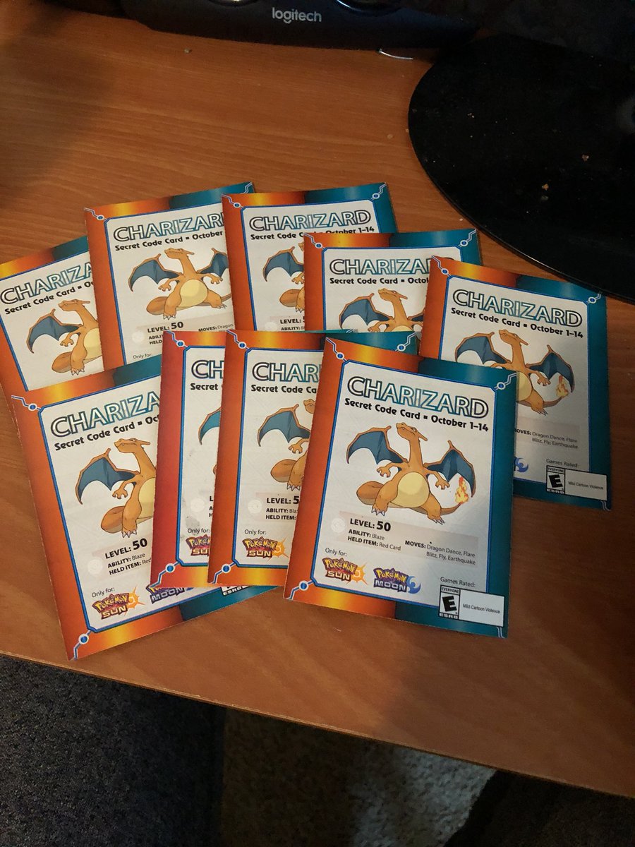 ThoughtsOfNerds's tweet photo. We still have (9) Charizard Codes if anyone wants them. Today’s the last day to redeem them #Pokemon #Giveaway #CharizardCode #TargetPromo https://t.co/kELSDBkApR