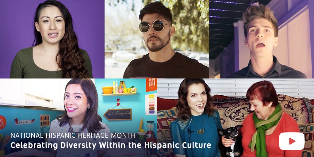 The #HispanicHeritageMonth fun continues. Here are some of our fave Latinx creators... youtube.com.convey.pro/l/orLNbqz by #YouTube via <a href="/c0nvey/">Convey</a>
