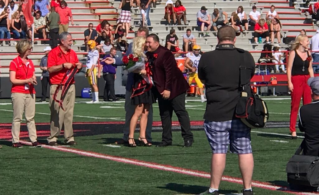 Congratulations to the 2017 Man and Woman of the Year Juan Salas and Emily Daly! #SEMOHomecoming