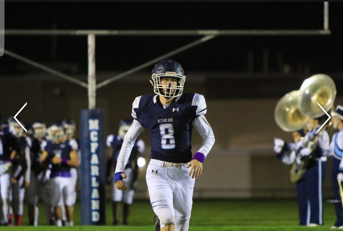 CoachRothwell's tweet photo. Can't thank Hunter enough for all of his hard work, leadership, &amp; dedication to the McFarland football program.I'm gonna miss u #SeniorDline https://t.co/WBBBmtW3ro