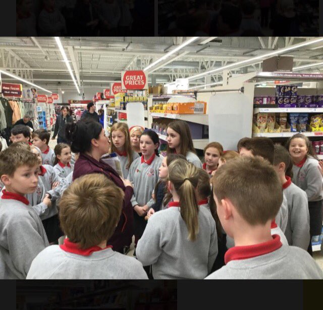 Nuala_Bmena's tweet photo. A morning with Carniny Primary School teaching them about fair trade In the store 😁#fairtrade #sainsburysballymena #Friday13th https://t.co/uqKLxlTEuB