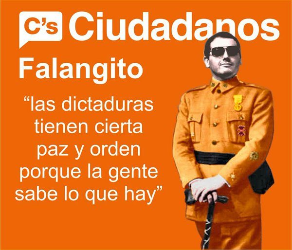 josguema's tweet photo. Falangito Rivera, el "Político" de la Regeneración, cada día que pasa se le esta Viendo el Plumero Fascista que tiene... #L6Nenlaencrucijada https://t.co/qFNGW974XY