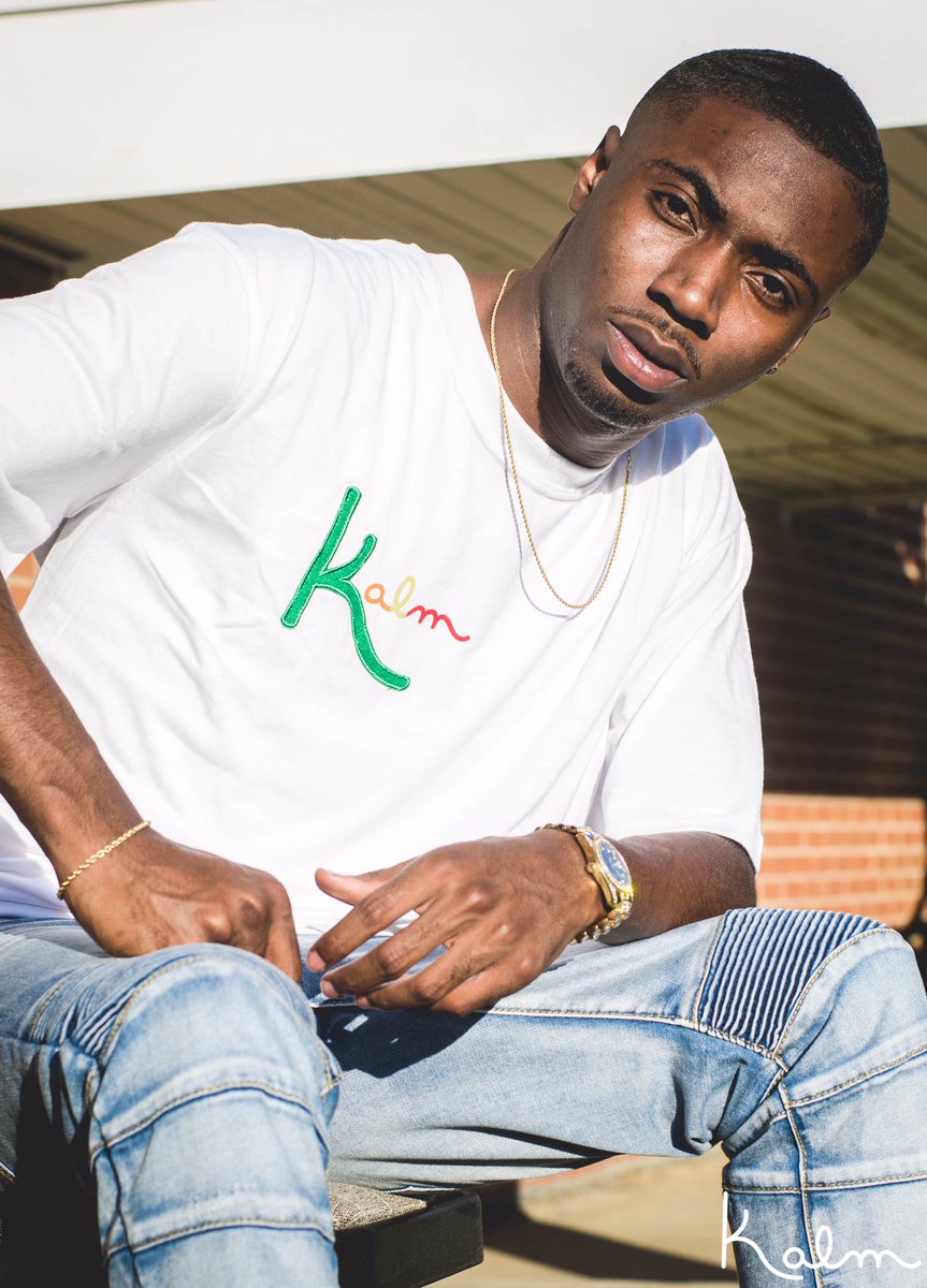 #KalmClothing premium varsity patch tee