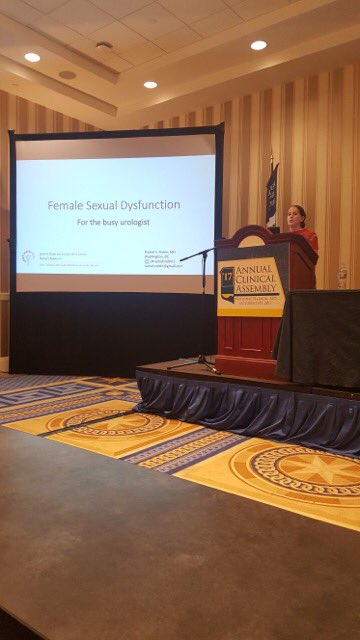 drrachelrubin's tweet photo. Thank you #acos2017 #urology for letting me teach about #female #sexual #medicine. @JamesASimonMD @ISSWSH @SexHlthMatters https://t.co/8cm8ZGByD2