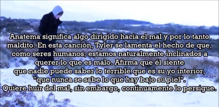 “Nunca sabras lo que hay debajo de mi cráneo “