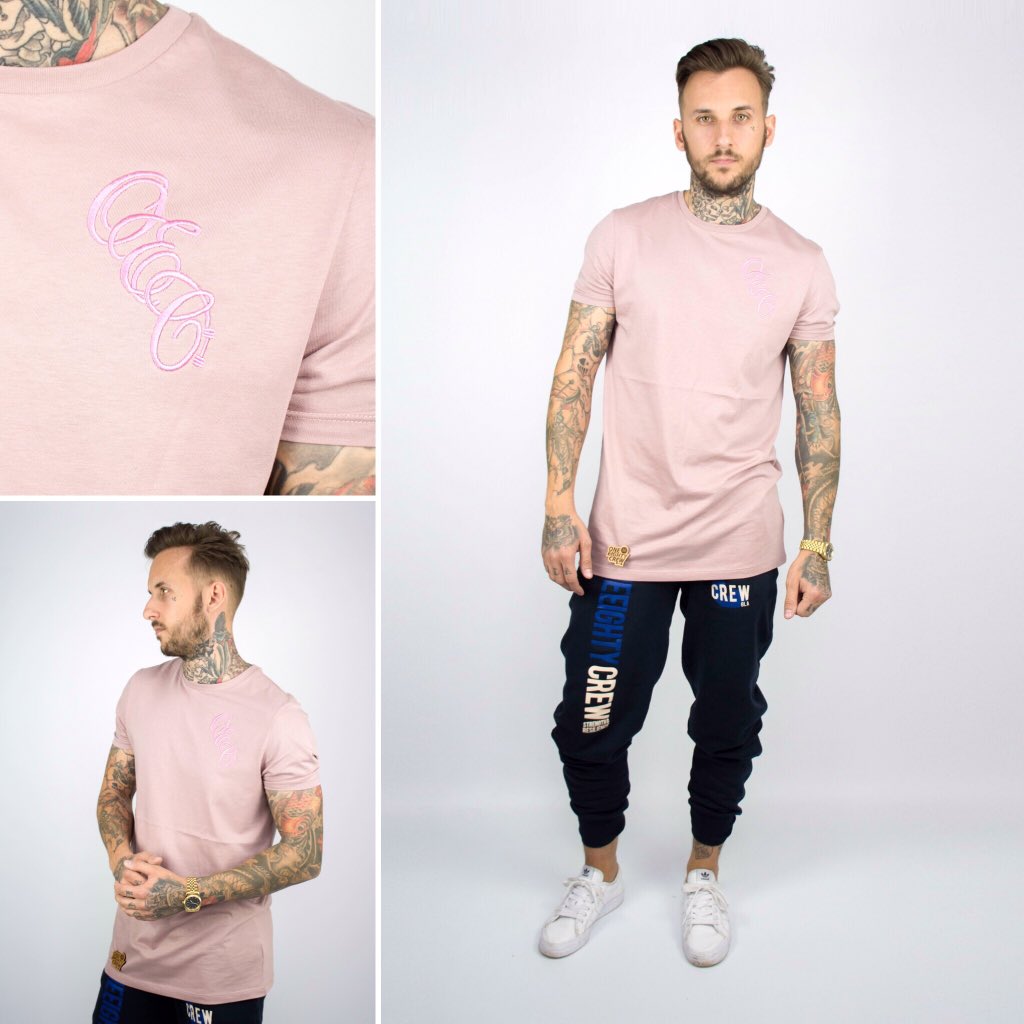 Pink signature tee available at OneEightyCrew.com 🔥🔥🔥
#hot #gymwear #streetwear #fashion