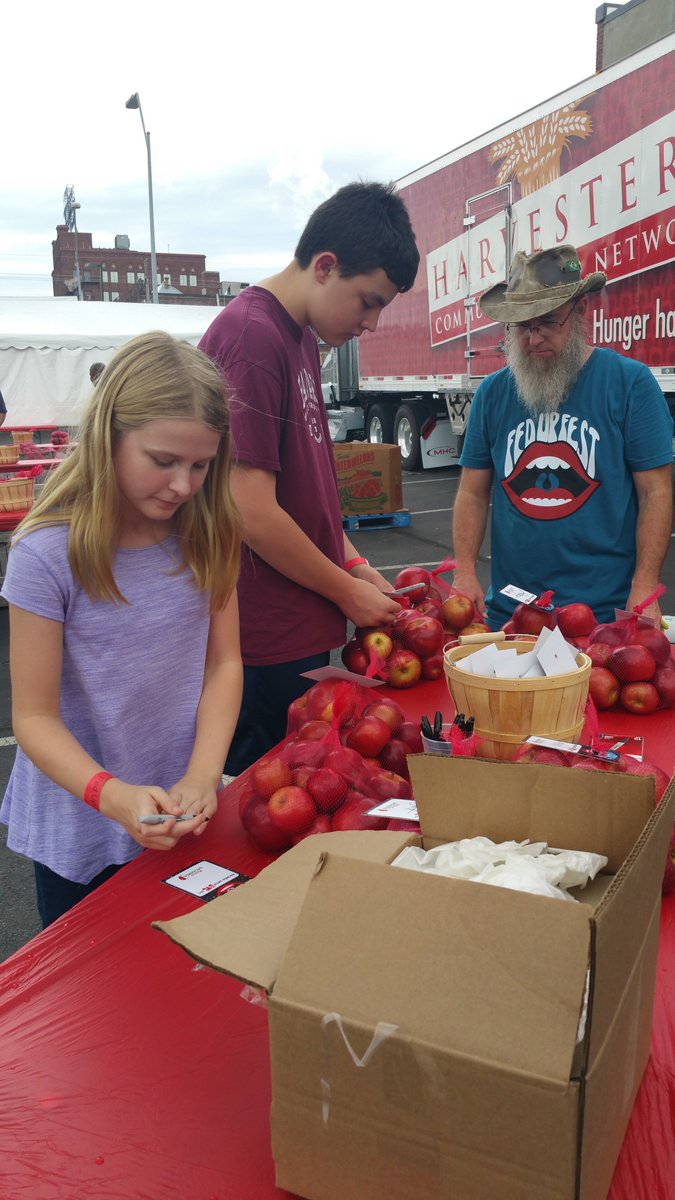 Have some fun and make a difference for local families! Help us re-package these apples donated by our friends at Peters Orchard and Market!