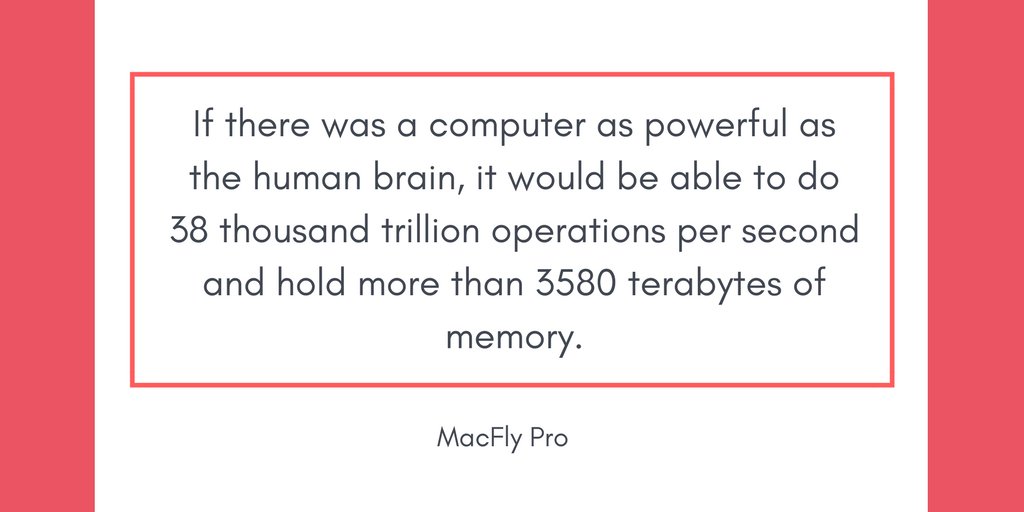 MacFly_Pro's tweet photo. Did you know? π€ #facts #human #brain #MacFlyPro #peopleareamazing https://t.co/sCuikqCBA2