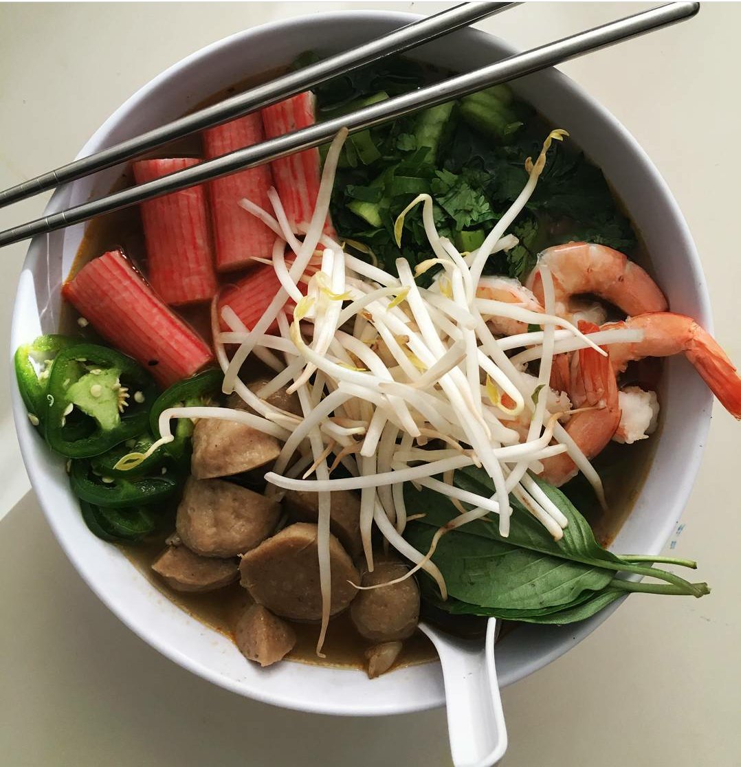 This Saturday brought the party some soup success #warm #pho #soup