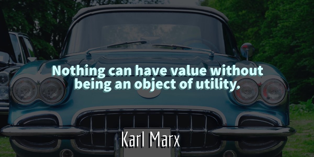 DocReoRants's tweet photo. #Remark Nothing can have #value without being an #object of #utility. - Karl Marx #Apr2017 https://t.co/ulvcnewqoU