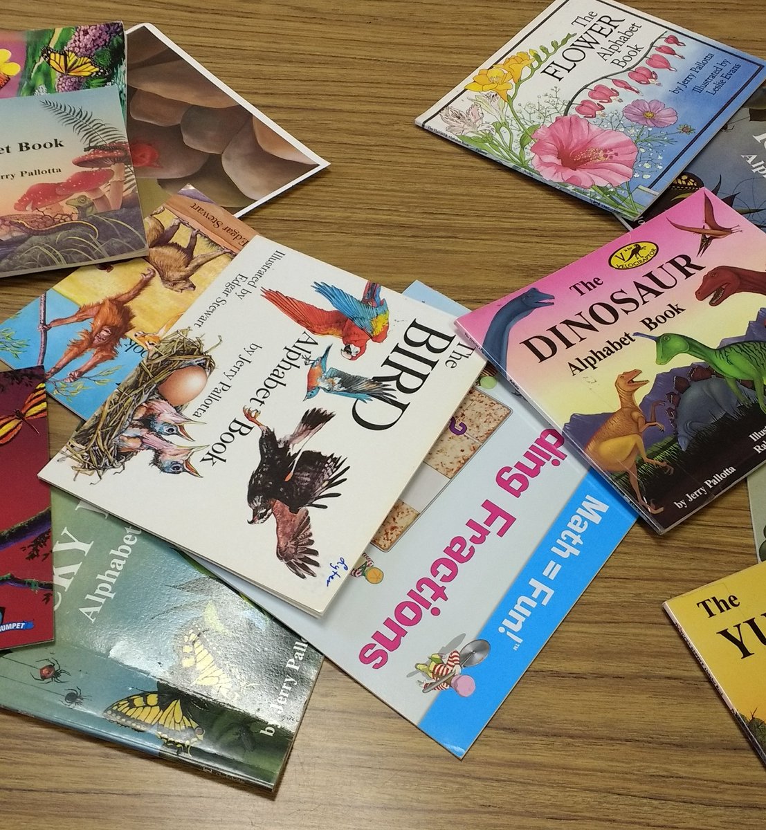 GES_Fegley1st's tweet photo. We're getting excited to meet author @jerrypallotta at our school on Friday! Autographed books will be sold after his visit. #gwdes https://t.co/K51LbcfuYX