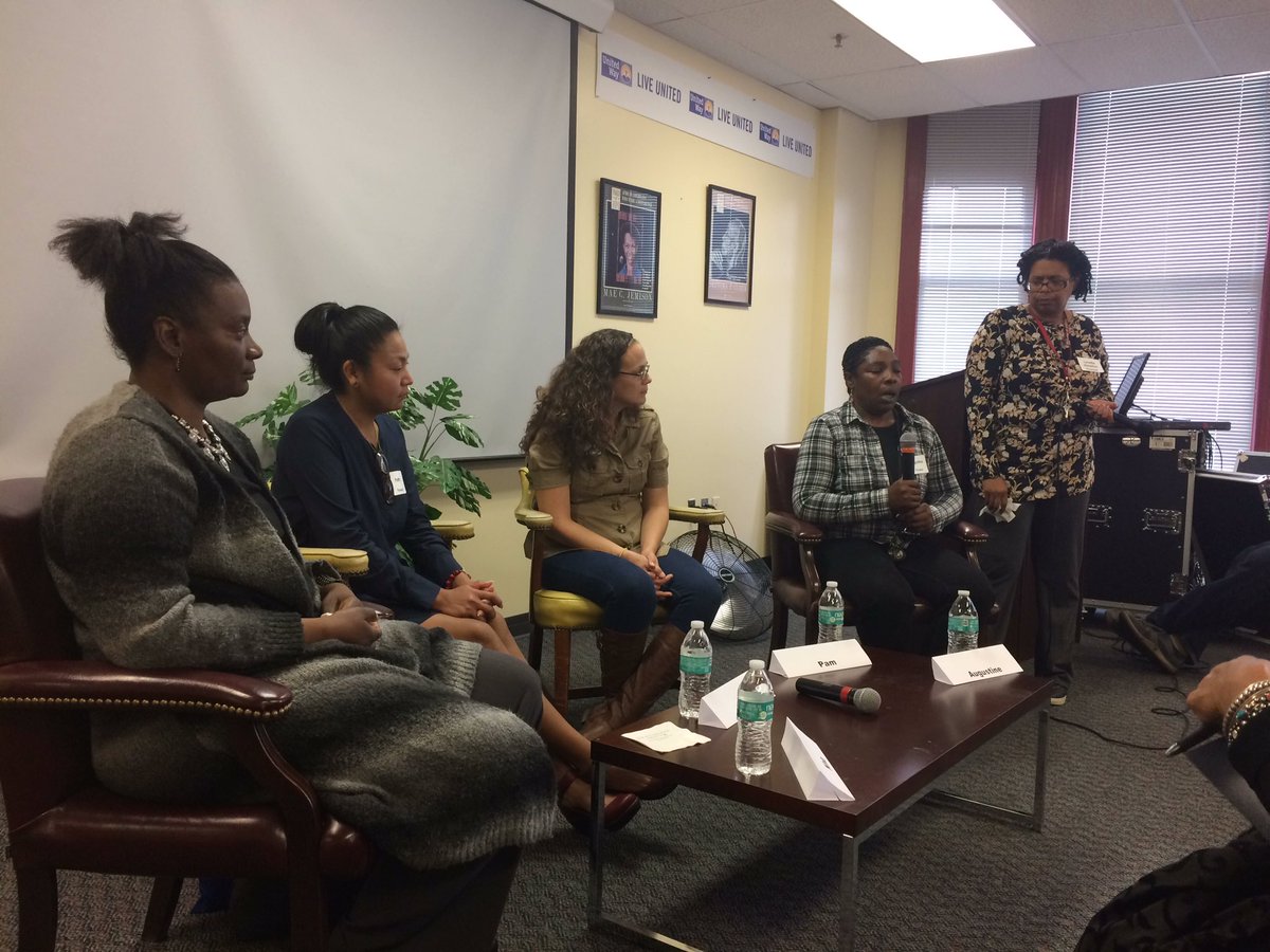 Dinverso's tweet photo. Listening to adult learners sharing their journey #PHLTutorInstitute powerful stories @PhilaLiteracy @district1199c wonderful tutors https://t.co/phOhqygS8c