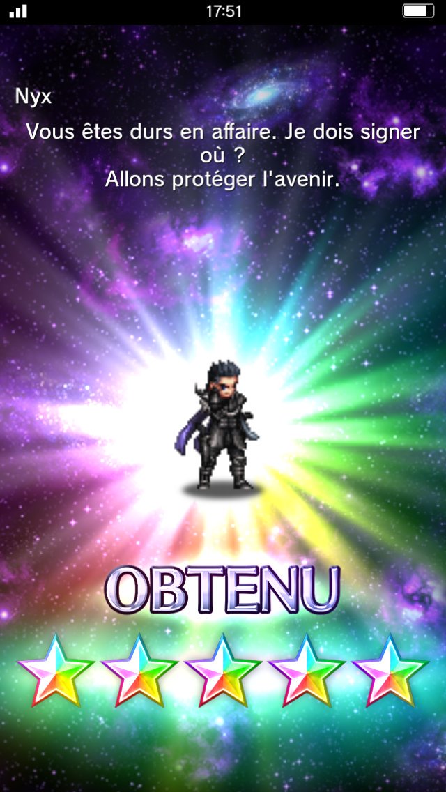 MaxwellFFBE's tweet photo. Venez voir les nouvelles unités de FINAL FANTASY BRAVE EXVIUS !Bon, j'en avais pas franchement besoin, ça reste cool pour un tirage gratuit! https://t.co/BDSp8TUpVq