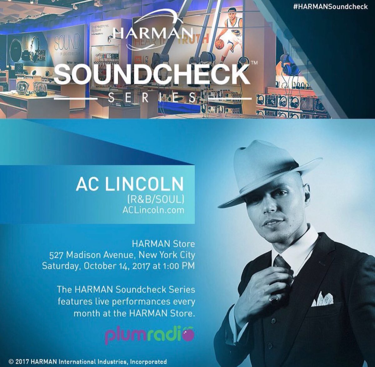 Emilykingmusic's tweet photo. NYC! If you're in midtown today, check out my bro @ACLincoln at the @Harman store . Free show starts at 1 ✨💯 #aclincoln  #harmansoundcheck https://t.co/7VrkqEtQAU