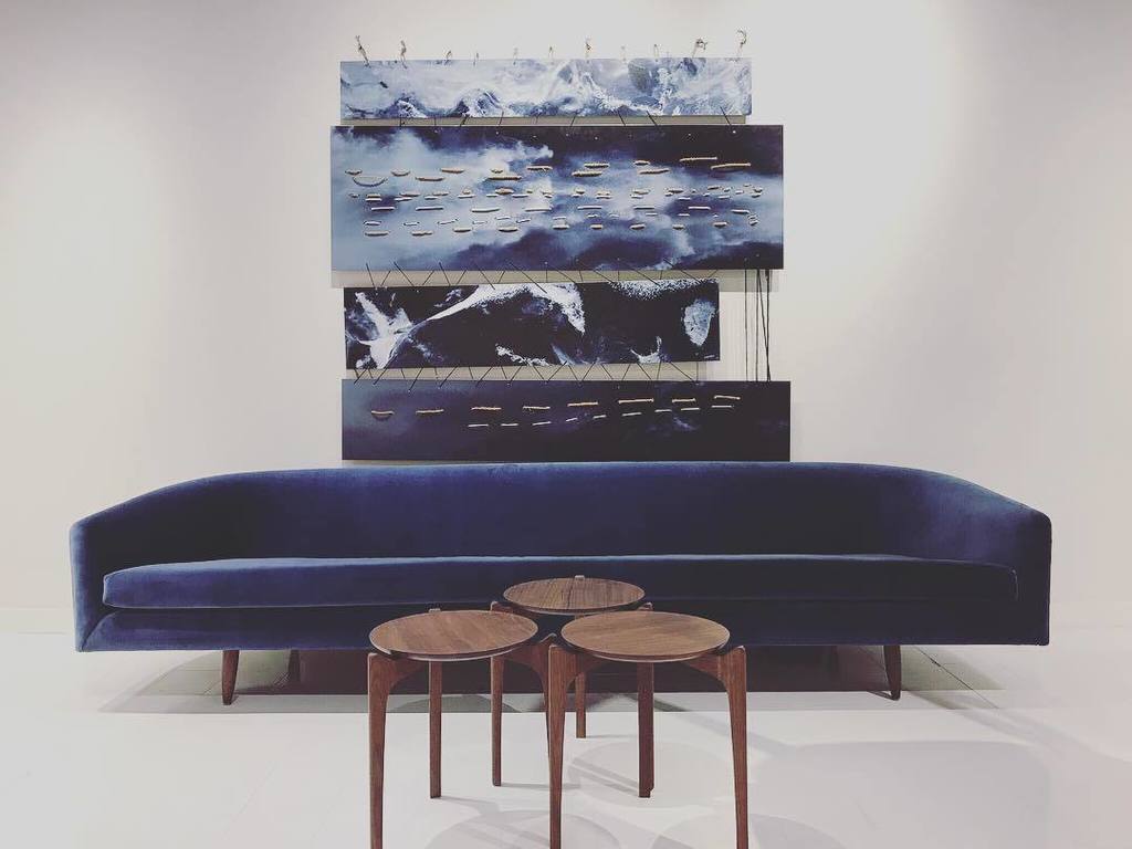 SteelyardAccess's tweet photo. Cloud sofa and stacking tables from @craftassociates ... made in Ohio. Find them in #Interhall - IH401! https://t.co/XwaWQOssjv https://t.co/gZ6wxPw16U