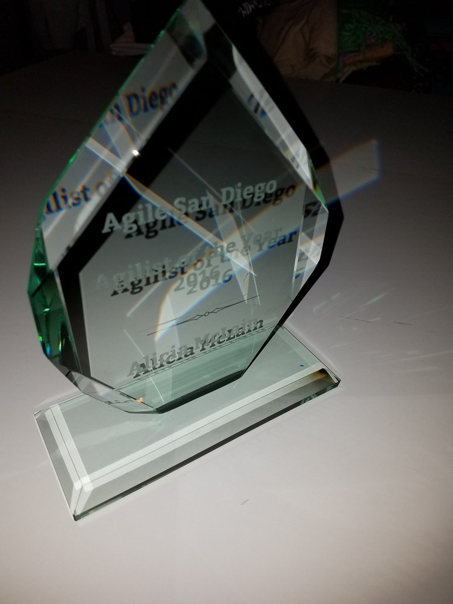AgileLeaderSD's tweet photo. @SpikeDaySD was awesome! Great topics for learning and discussion...& I got to bring home some "bling"! Thank U to the SD Agile community. https://t.co/61eKWAHgWj