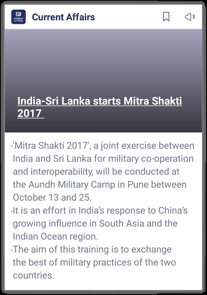 Fastest way to stay updated with Current Affairs! Download app now - 
bit.ly/1YnEZfg