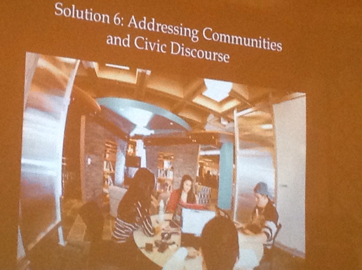 NancyW's tweet photo. I do like this solution -libraries getting back to their roots #COCALCON17 https://t.co/wCF5M2TtjF