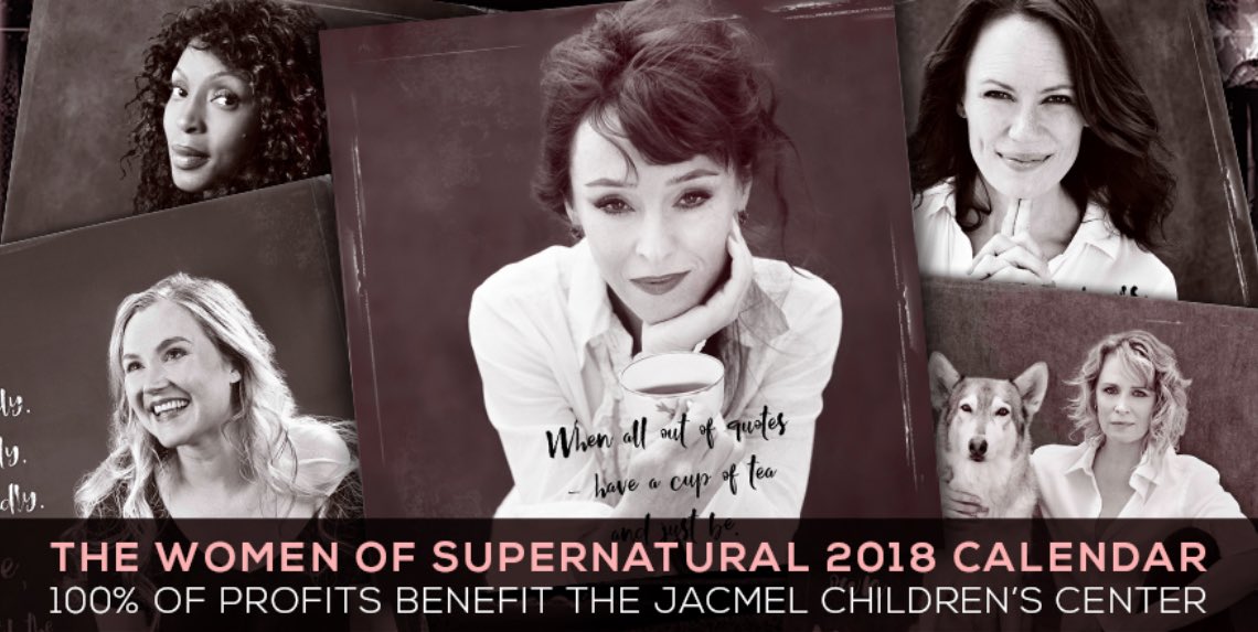 RuthieConnell's tweet photo. #IfICouldTellYou...well today I can! Love my #spnladies calendar girls so much 🖤 100% profits to help #JacmelKids  https://t.co/5djzrVSwfC 🖤 https://t.co/ZwLY6a8Awv